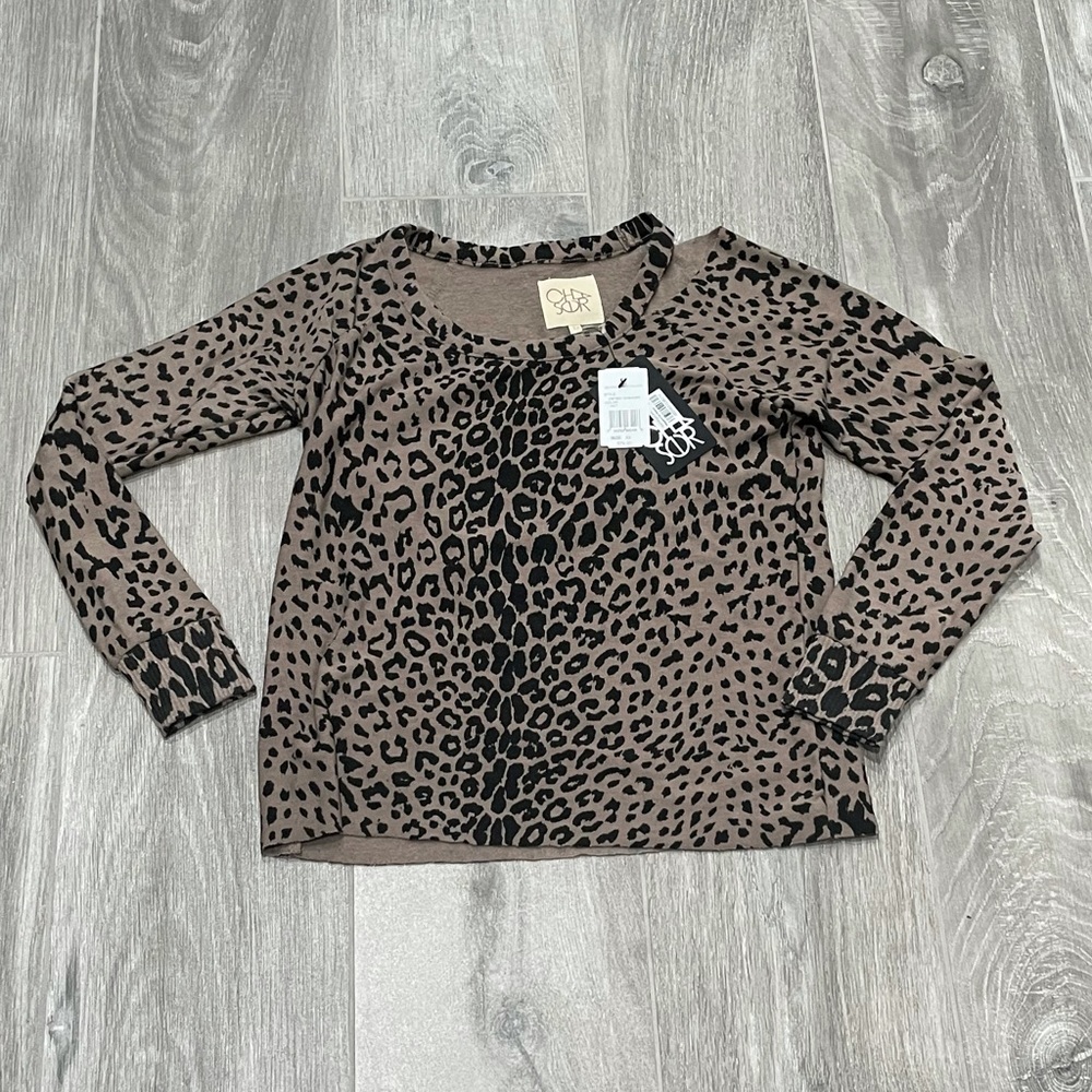 NWT Chaser cheetah top- XS